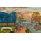 Loftus Road Stadium 'Going to the Match' Fine Art Print - Queens Park Rangers FC